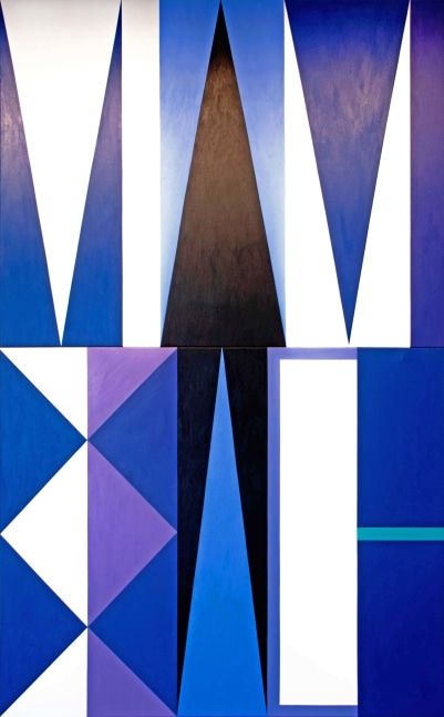 Ron Burkhardt, Miami Beach, 2021, Acrylic on canvas, 120 x 72 inches, notism artworks for sale